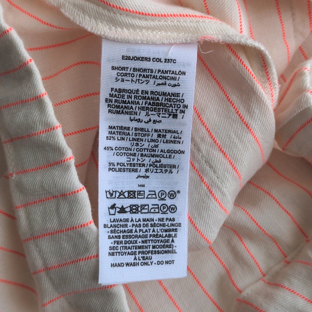 Bonpoint Linen Striped Shorts - Picture 6 of 6